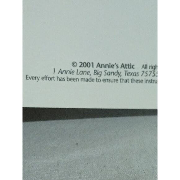 Vintage Annie's Attic Crochet Tunisian Baby Afghans Five Patterns - Picture 6 of 6